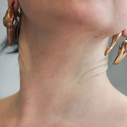 Manta Gills (Pair) on a neck