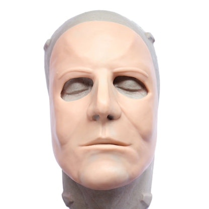 Silicone Mask (WIDE FIT) - Silicone makeup prosthetic in vanilla shade on a white surface